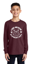 Load image into Gallery viewer, LMES Youth Long Sleeve Core Cotton Tee

