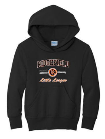 Ridgefield Little League Essential Fleece Pullover Hooded Sweatshirt