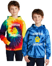 Load image into Gallery viewer, Johnson Elementary Tie Dye Hooded Sweatshirt