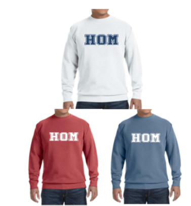 HOM Comfort Colors Pigment Dyed Adult Crewneck Sweatshirt