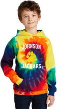 Load image into Gallery viewer, Johnson Elementary Tie Dye Hooded Sweatshirt