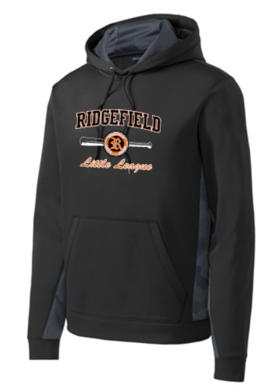 Ridgefield Little League Sport-Wick® CamoHex Hooded Pullover