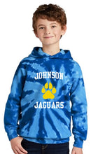 Load image into Gallery viewer, Johnson Elementary Tie Dye Hooded Sweatshirt