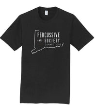 Load image into Gallery viewer, CT Percussive Arts Society Ringspun Cotton Tee