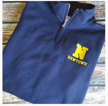Load image into Gallery viewer, Newtown Middle School 1/4 Zip Cadet Collar Sweatshirt 995M