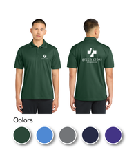 Load image into Gallery viewer, GREEN CROSS Sport-Tek® Men's Micropique Sport-Wick® Polo