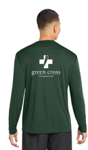 Load image into Gallery viewer, Green Cross Sport-Tek Long Sleeve Tee
