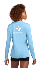 Load image into Gallery viewer, Green Cross Women's Sport-Tek Long Sleeve Tee