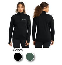 Load image into Gallery viewer, Green Cross Sport-Tek Women's Sport-Wick Stretch 1/4-Zip Pullover