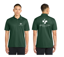 Load image into Gallery viewer, GREEN CROSS Sport-Tek® Men's Micropique Sport-Wick® Polo