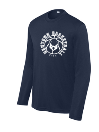 Newtown Youth Basketball Youth Long Sleeve Posi Charge Competitor Tee-Youth