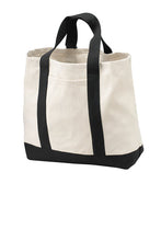 Load image into Gallery viewer, Game Day Twill Two Tone Tote Bag