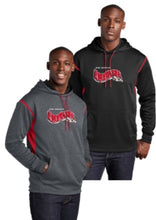 Load image into Gallery viewer, Aquaflyers SporTek Colorblock Hooded Sweatshirt