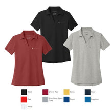 Load image into Gallery viewer, Port Authority® LADIES C-FREE ® Cotton Blend Pique Polo
