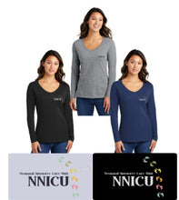 Load image into Gallery viewer, NNICU Ladies Long Sleeve tee