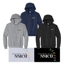 Load image into Gallery viewer, NNICU Full Zip Hooded Sweatshirt