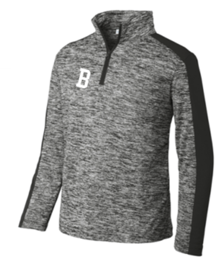 Frank A Berry Electric Heather Colorblock 1/4-Zip