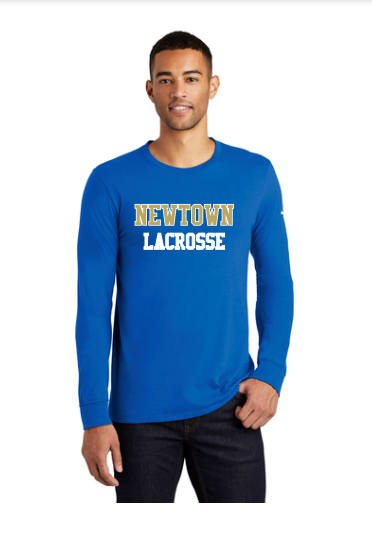 Newtown Lacrosse Nike Core Cotton Long Sleeve Tee