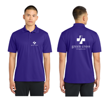 Load image into Gallery viewer, GREEN CROSS Sport-Tek® Men's Micropique Sport-Wick® Polo

