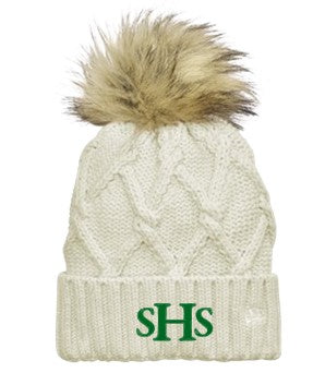 SHS Staff New Era Faux Fur Pom Beanie