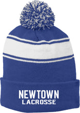 Load image into Gallery viewer, NLAX Sport-Tek Stripe Pom Pom Beanie
