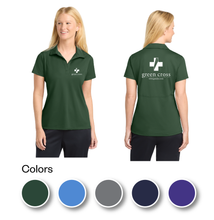 Load image into Gallery viewer, GREEN CROSS Women's Sport-Tek® Micropique Sport-Wick® Polo
