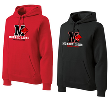 Load image into Gallery viewer, Monroe Lions Cheer Pullover Hooded Sweatshirt
