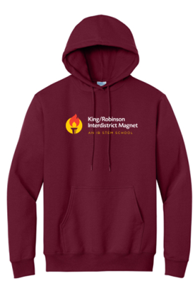 King Robinson Essential Fleece Pullover Hooded Sweatshirt