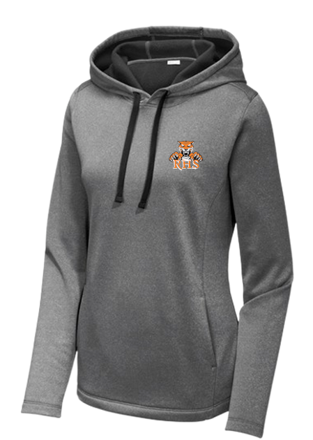 RHS Staff Women's PosiCharge ® Sport-Wick® Heather Fleece Hooded Pullover